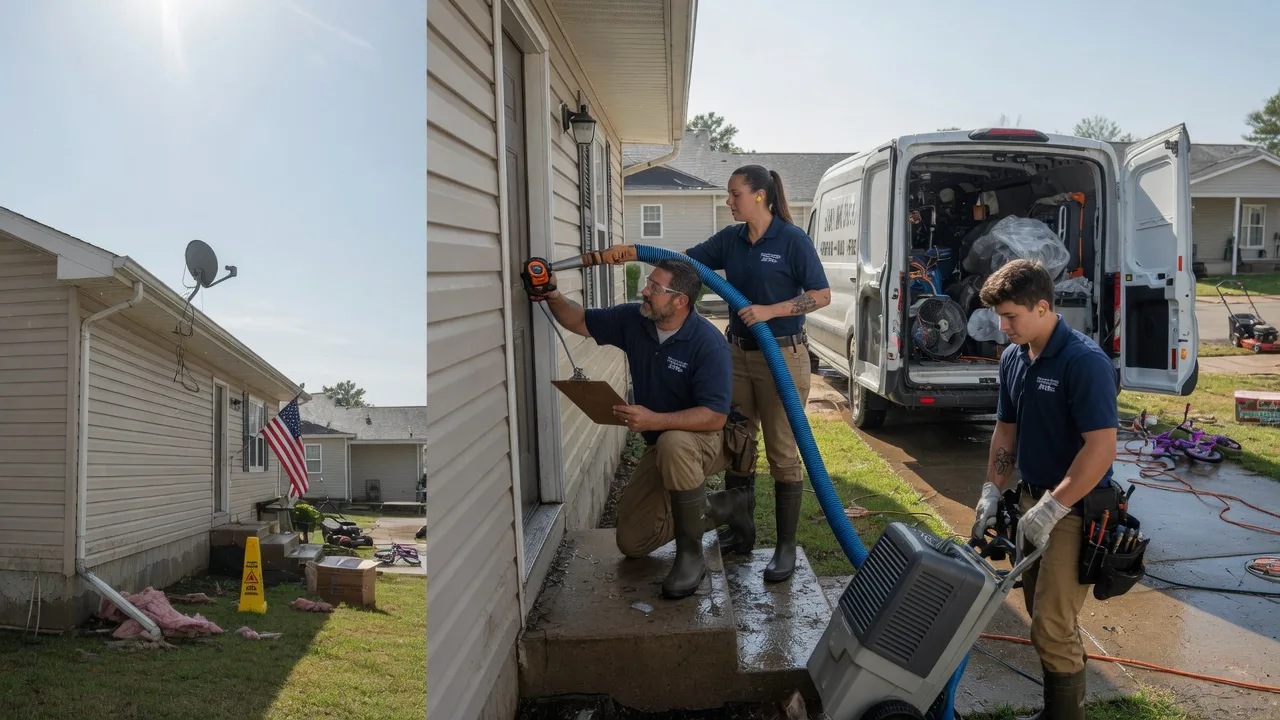 Ceiling Water Damage Restoration in Oreana, IL near me